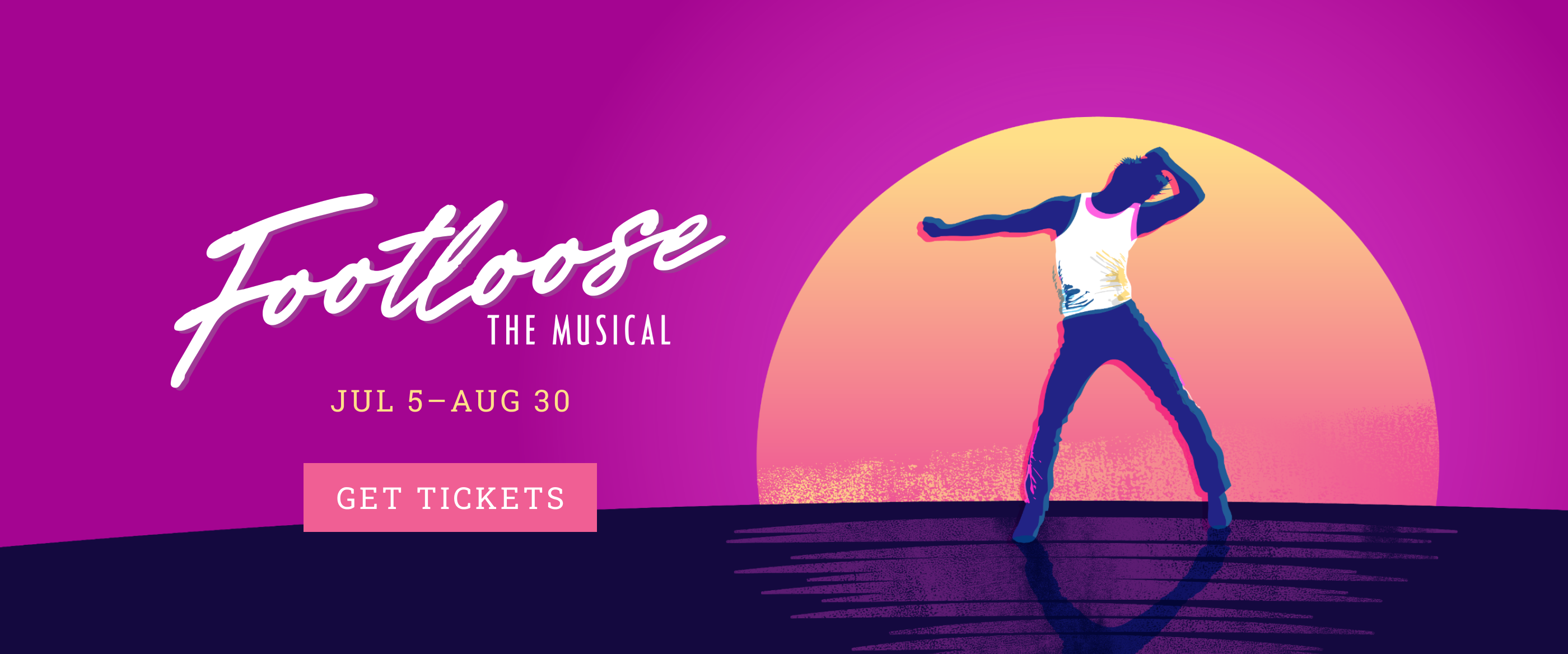 Footloose, playing July 5 - August 30, 2025