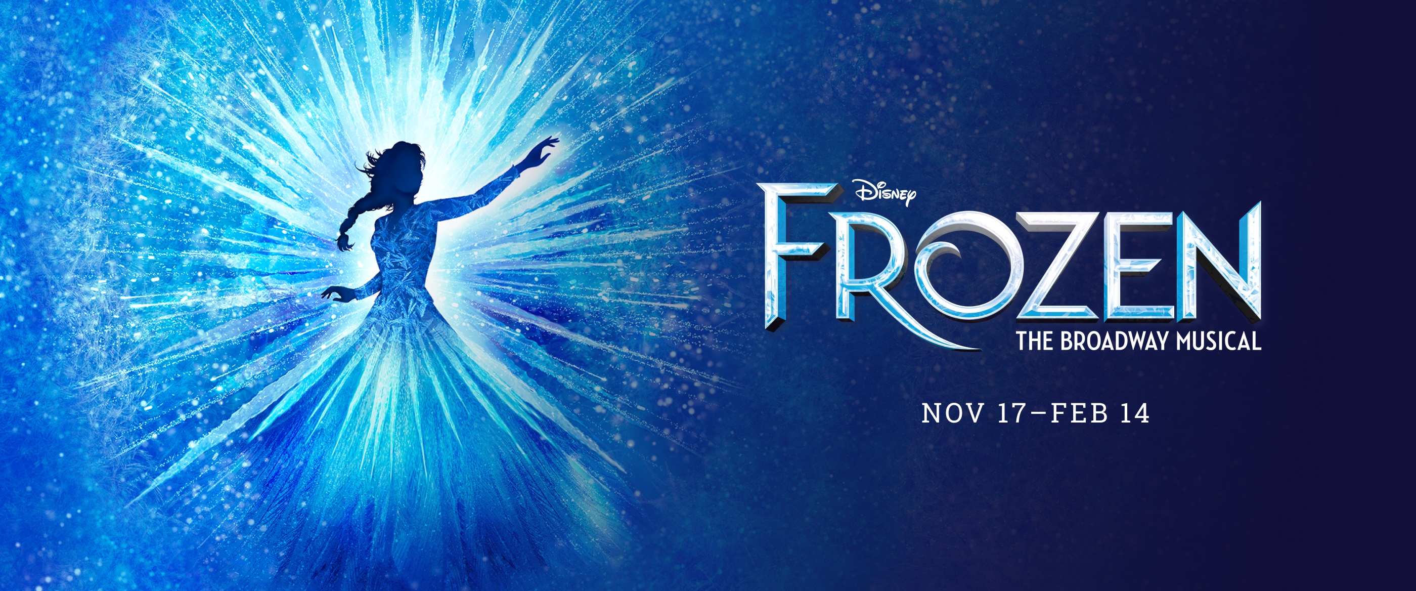 Frozen, playing November 17, 2025 - February 14, 2026