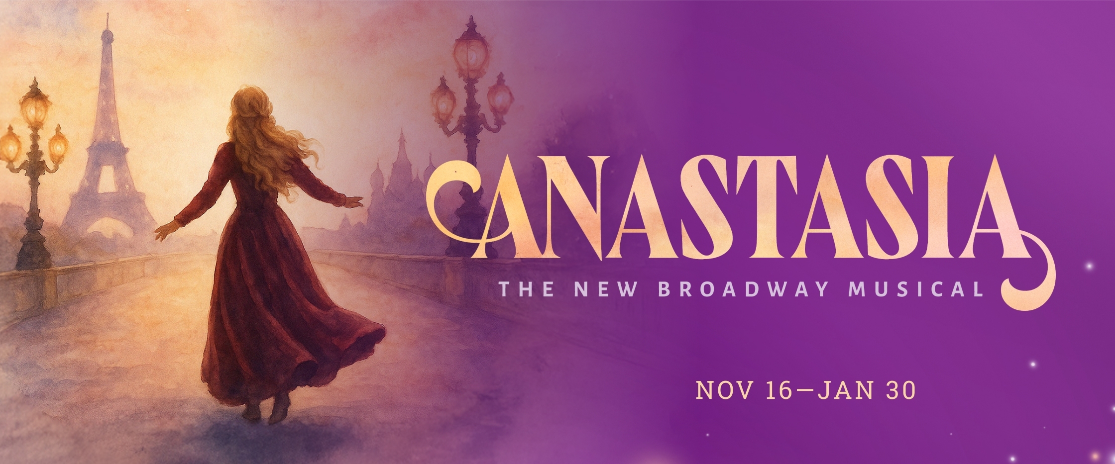 Anastasia, playing November 16, 2026 - January 30, 2027